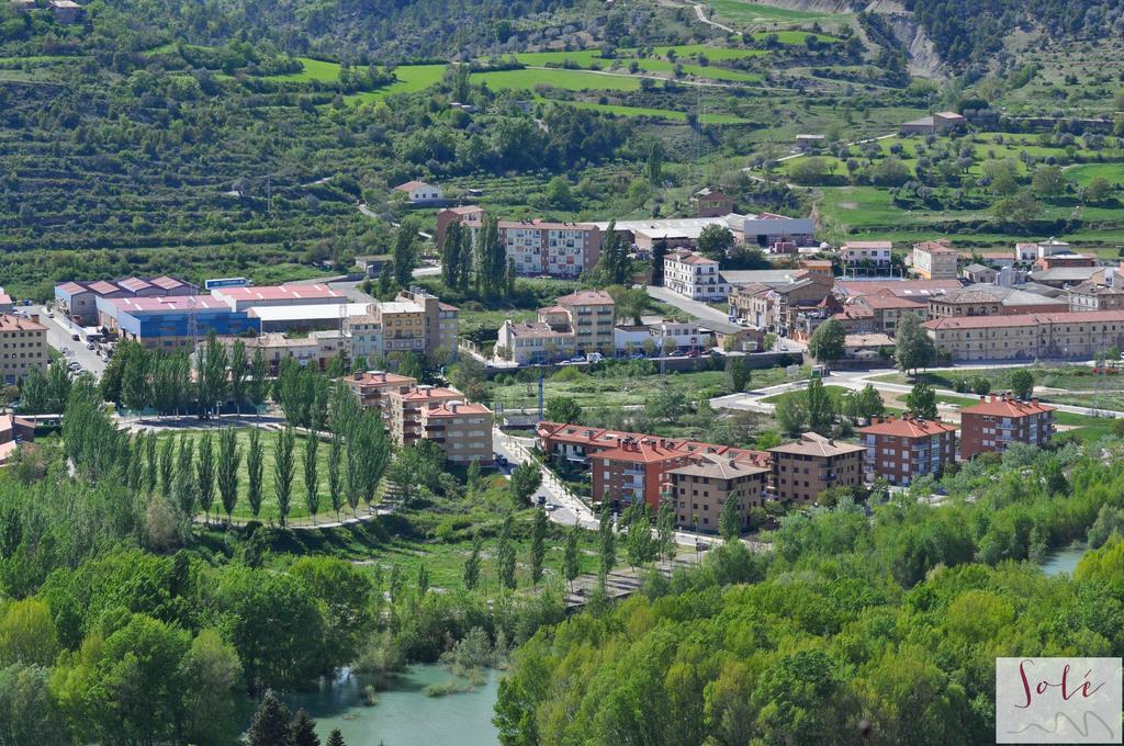 Hotel Sole La La Pobla de Segur Eksteriør billede